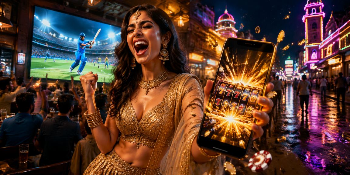 Cricket betting with traditional Indian attire in Mumbai